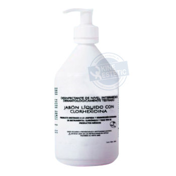 CLORHEXIDINA JABON LIQUIDO CON DOSIFICADOR 250 ML Kine Estetic